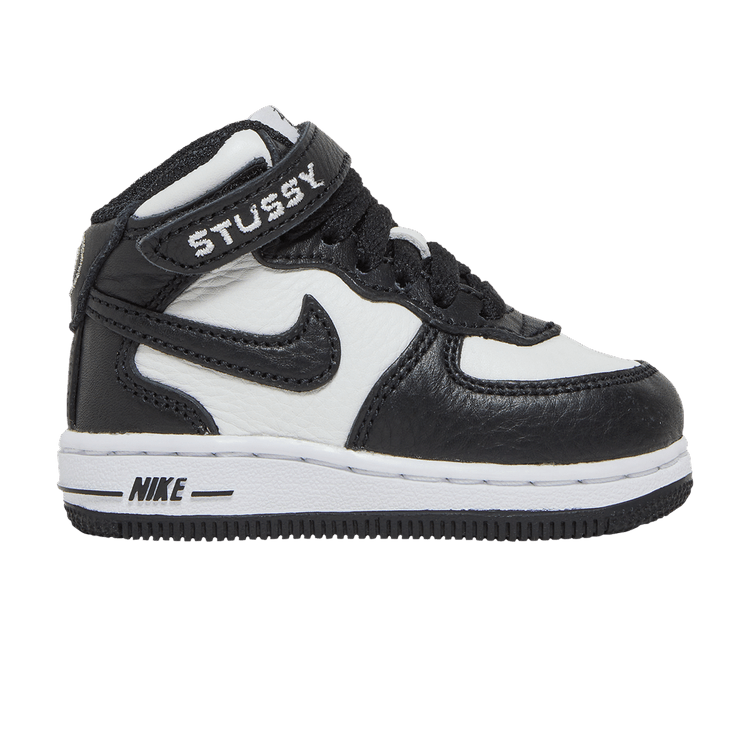 Nike Air Force 1 Mid Stussy Light Bone Black (TD)