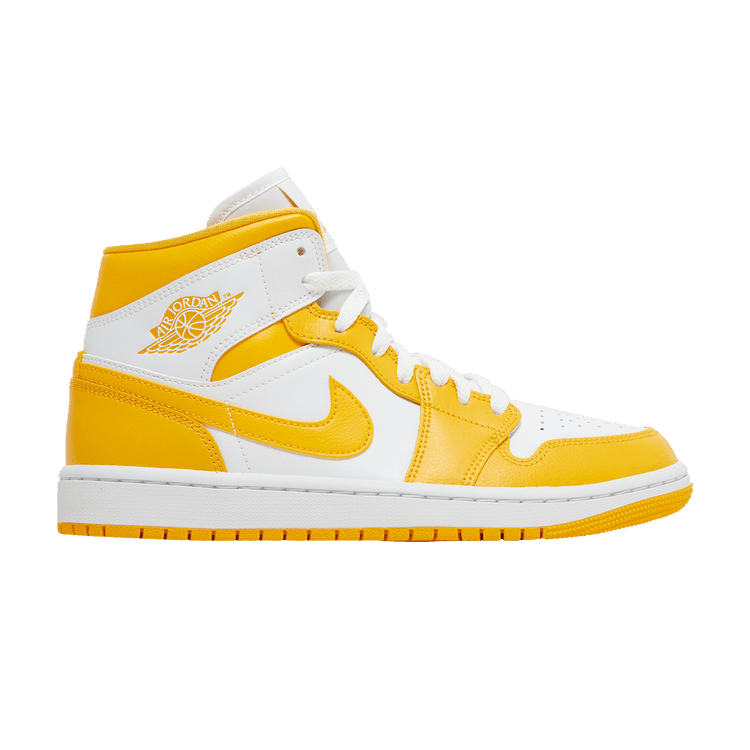 Jordan 1 Mid White University Gold (Women's)