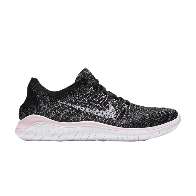 Nike Free RN Flyknit 2018 Black Pink Foam (Women's)