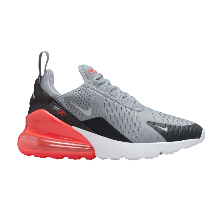 Nike Air Max 270 Wolf Grey Anthracite Bright Crimson White (GS)