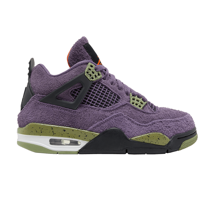 Jordan 4 Retro Canyon Purple (Women's) - Side Kicks