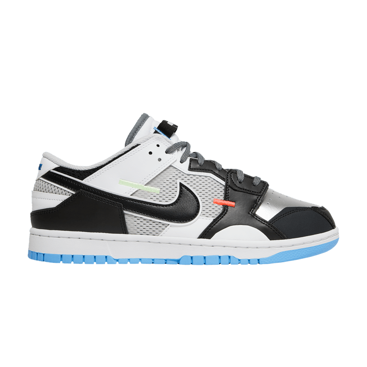 Nike Dunk Low Scrap Black Neutral Grey University Blue White