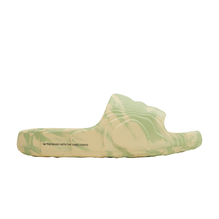 adidas Adilette 22 Slides Magic Lime St Desert Sand