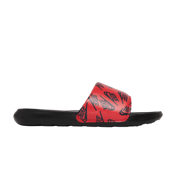 Nike Victori One Slide Red Logo Print