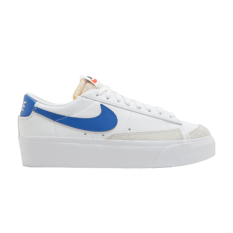 Nike Blazer Low Platform White Summit White Team Orange Game Royal (Women's)