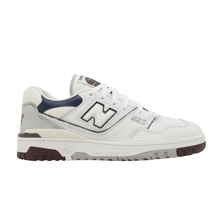 New Balance 550 White Natural Indigo Burgundy