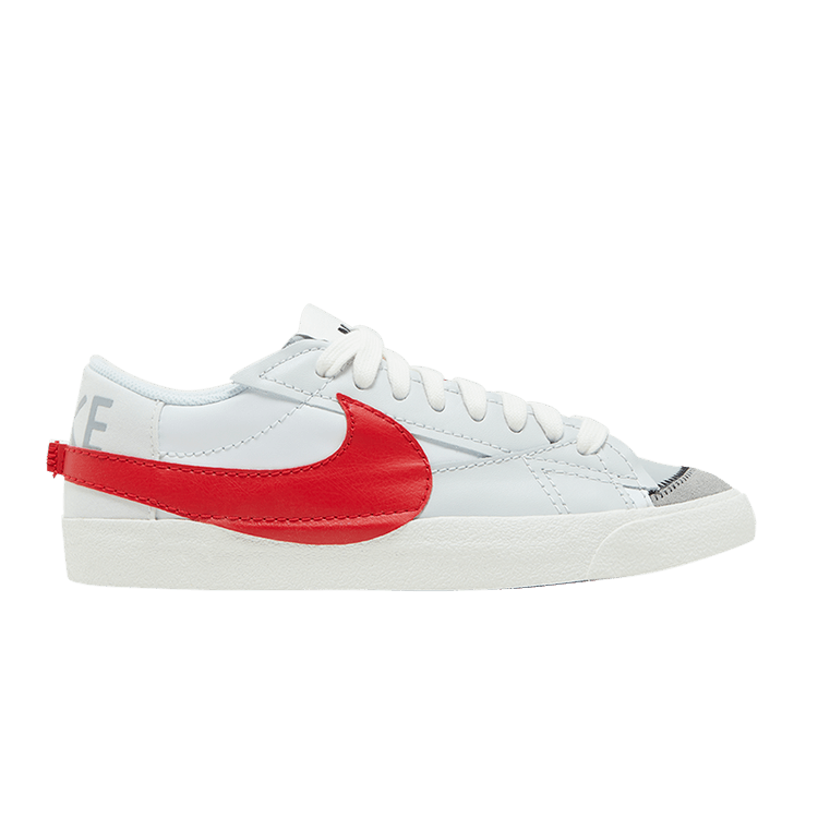 Nike Blazer Low 77 Jumbo White Photon Dust Light Smoke Grey University Red