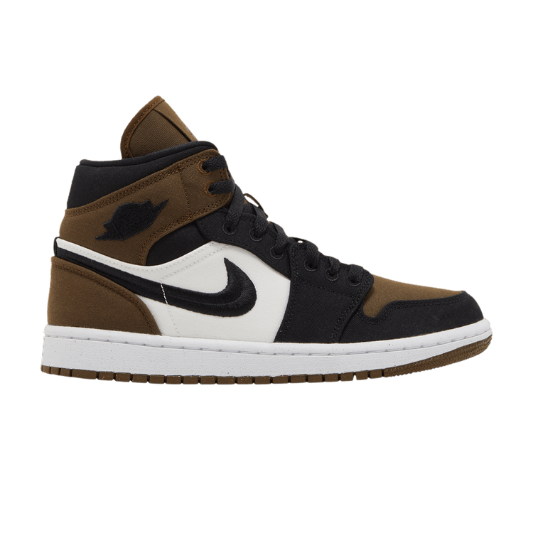 Jordan 1 Mid Olive Toe (Women's)