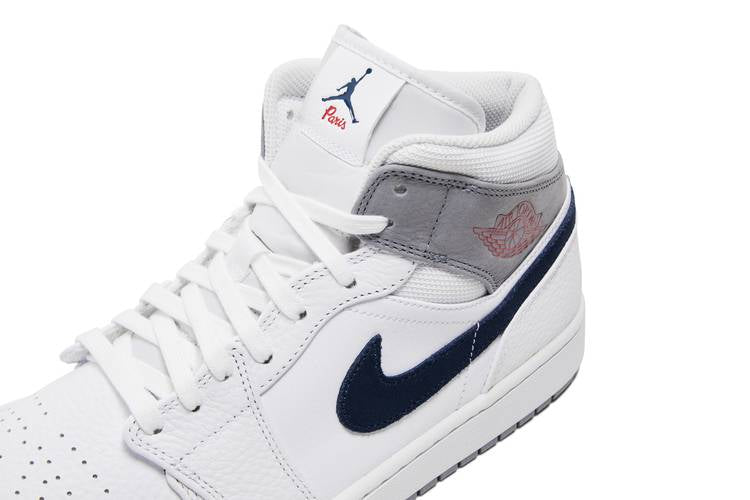 Jordan 1 Mid Paris White