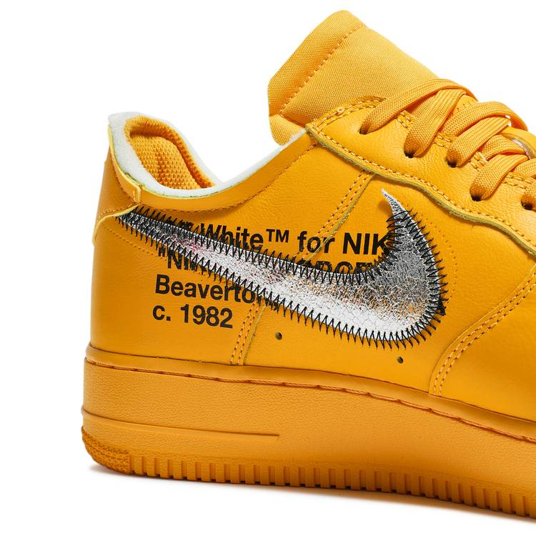 Nike Air Force 1 Low Off-White ICA University Gold