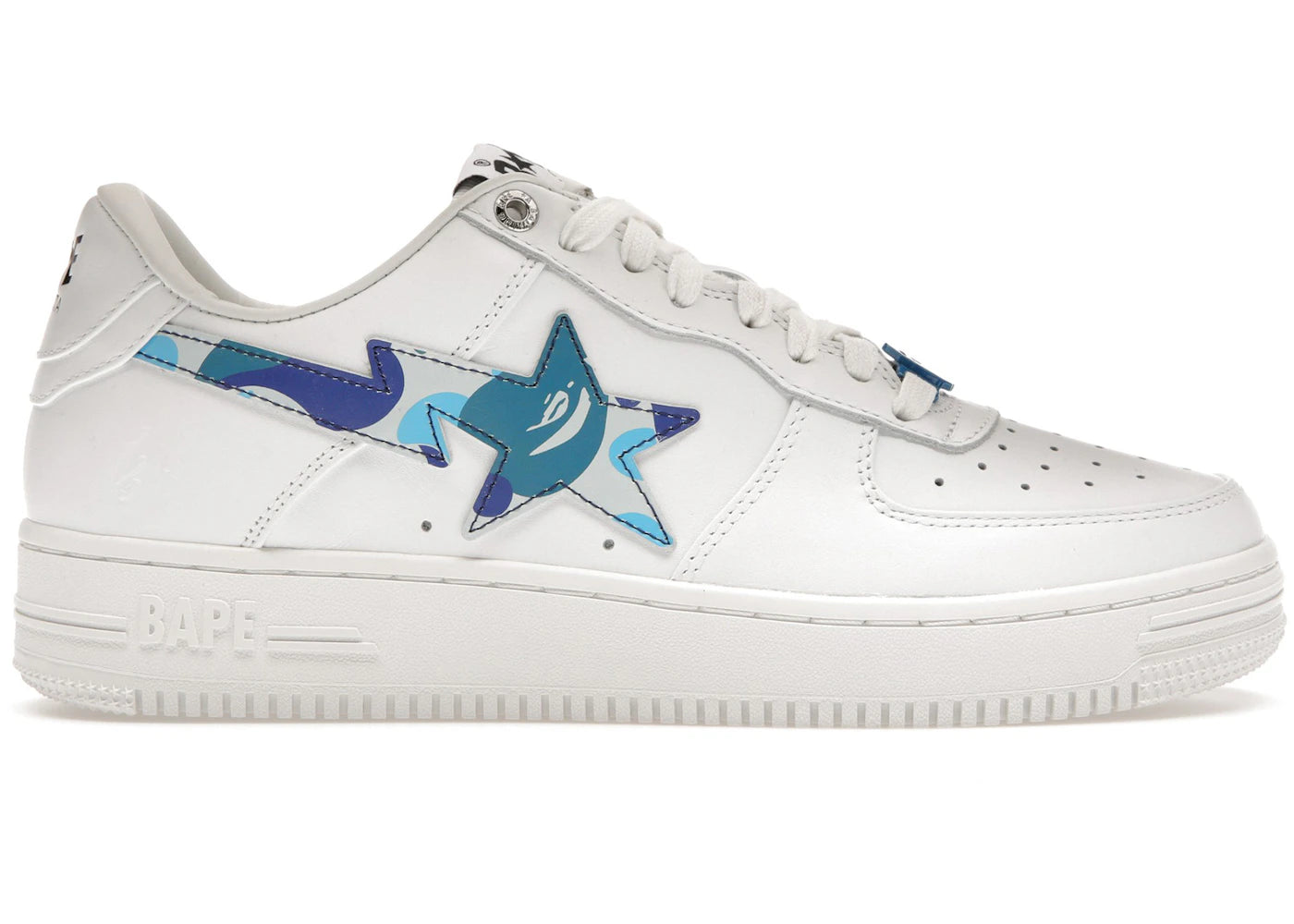 A Bathing Ape Bape Sta Low ABC Camo White Blue (2022)