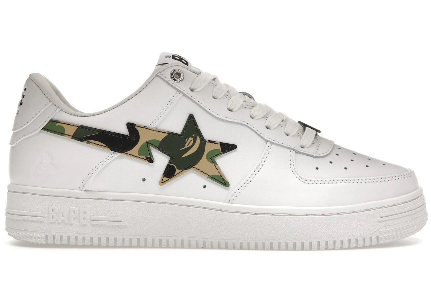 A Bathing Ape Bape Sta Low ABC Camo White Green (2022)