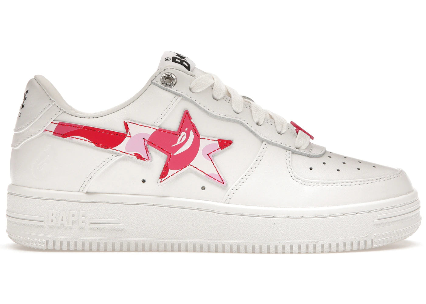 A Bathing Ape Bape Sta Low ABC Camo White Pink (2022)