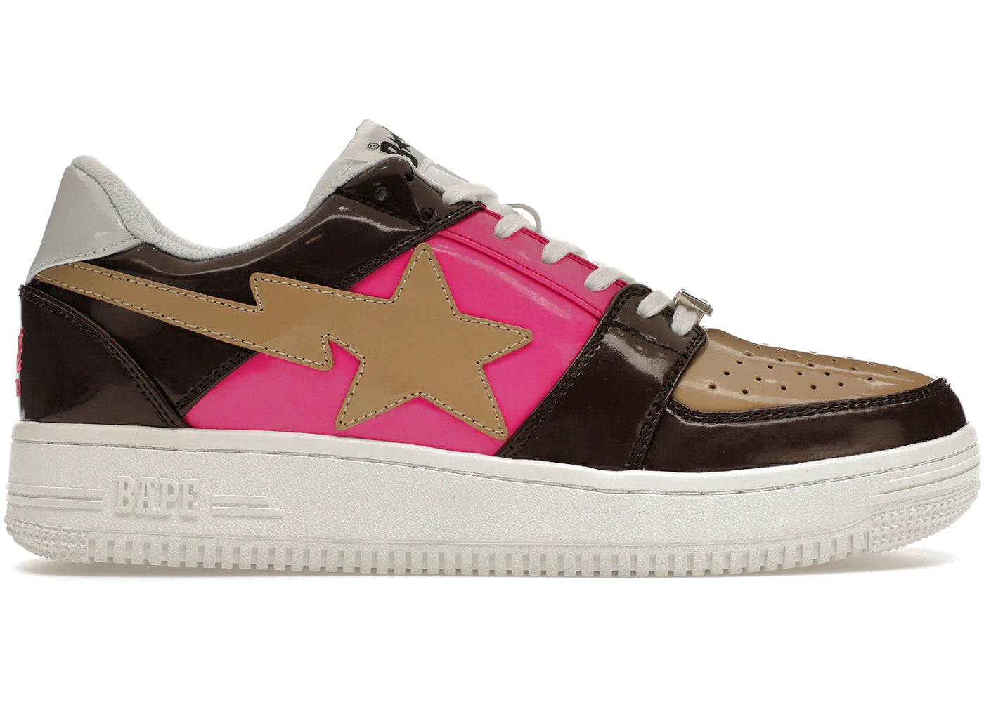 A Bathing Ape Bape Sta Low Brown Pink Beige (2017)