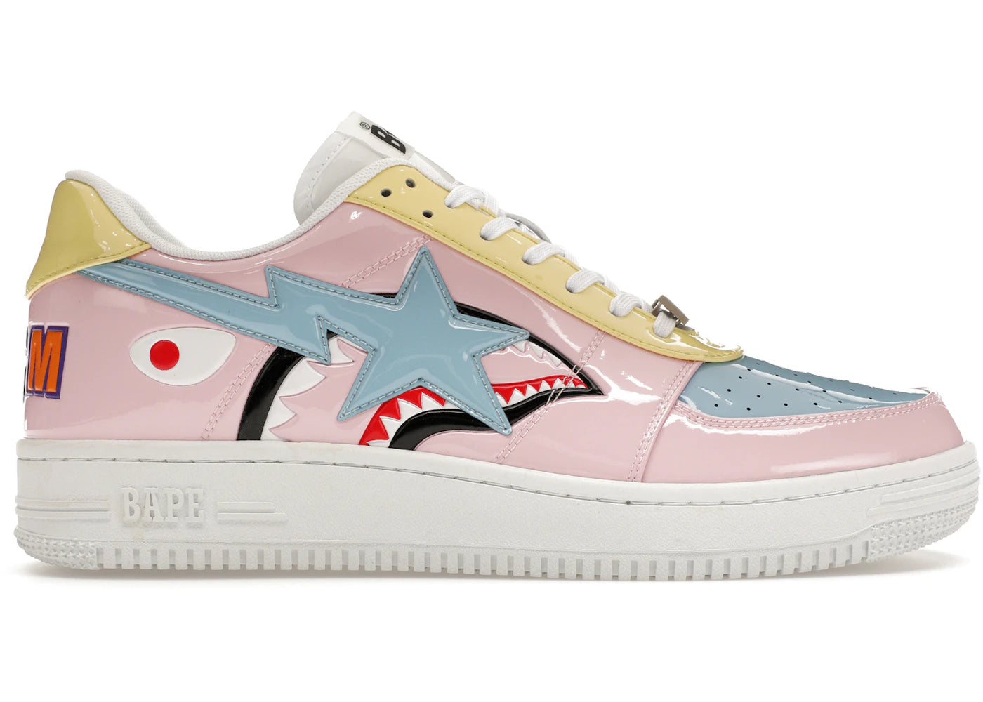 A Bathing Ape Bape Sta Low M2 20th Anniversary Patent Pink