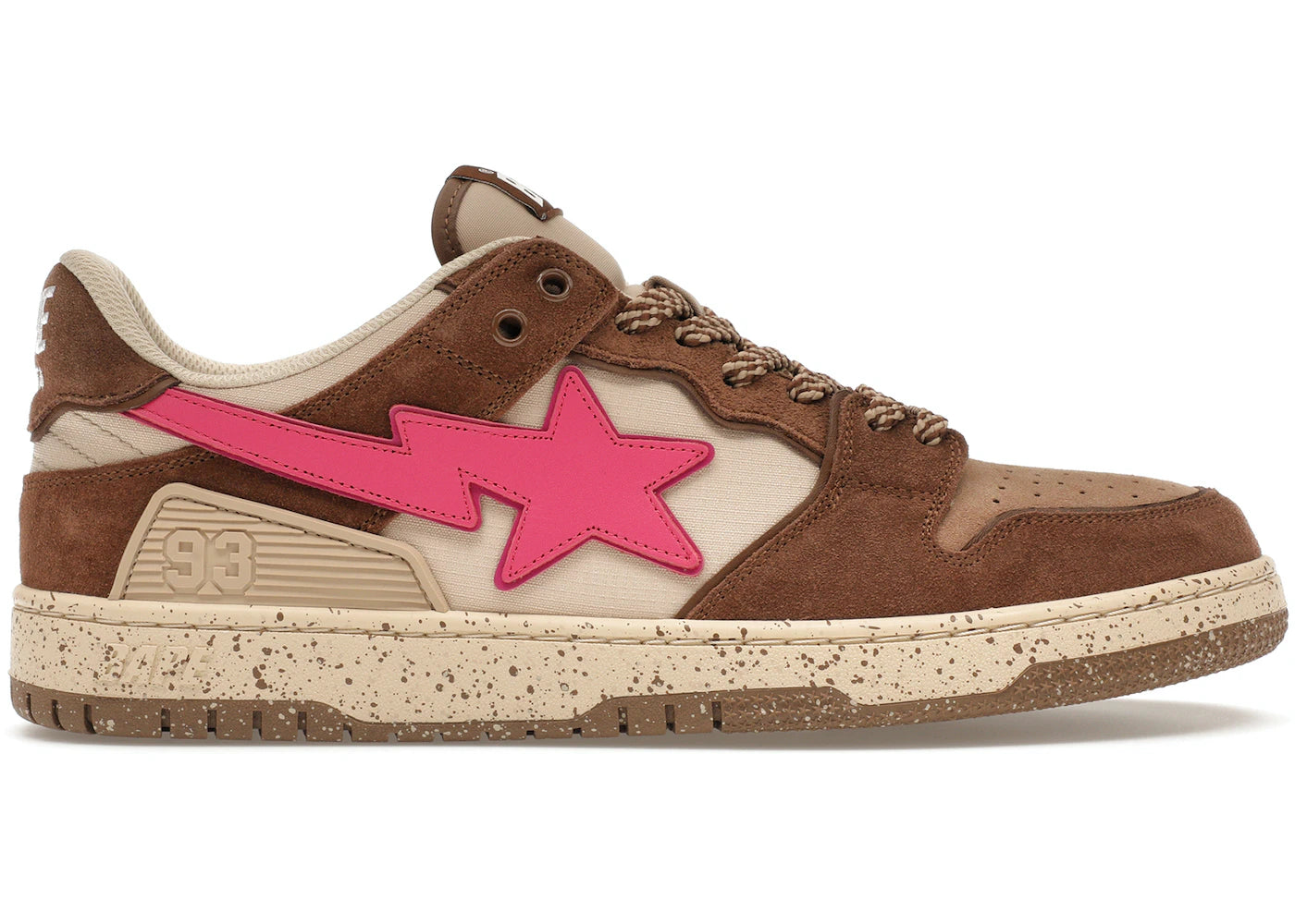 A Bathing Ape Bape SK8 Sta #6 Brown Pink