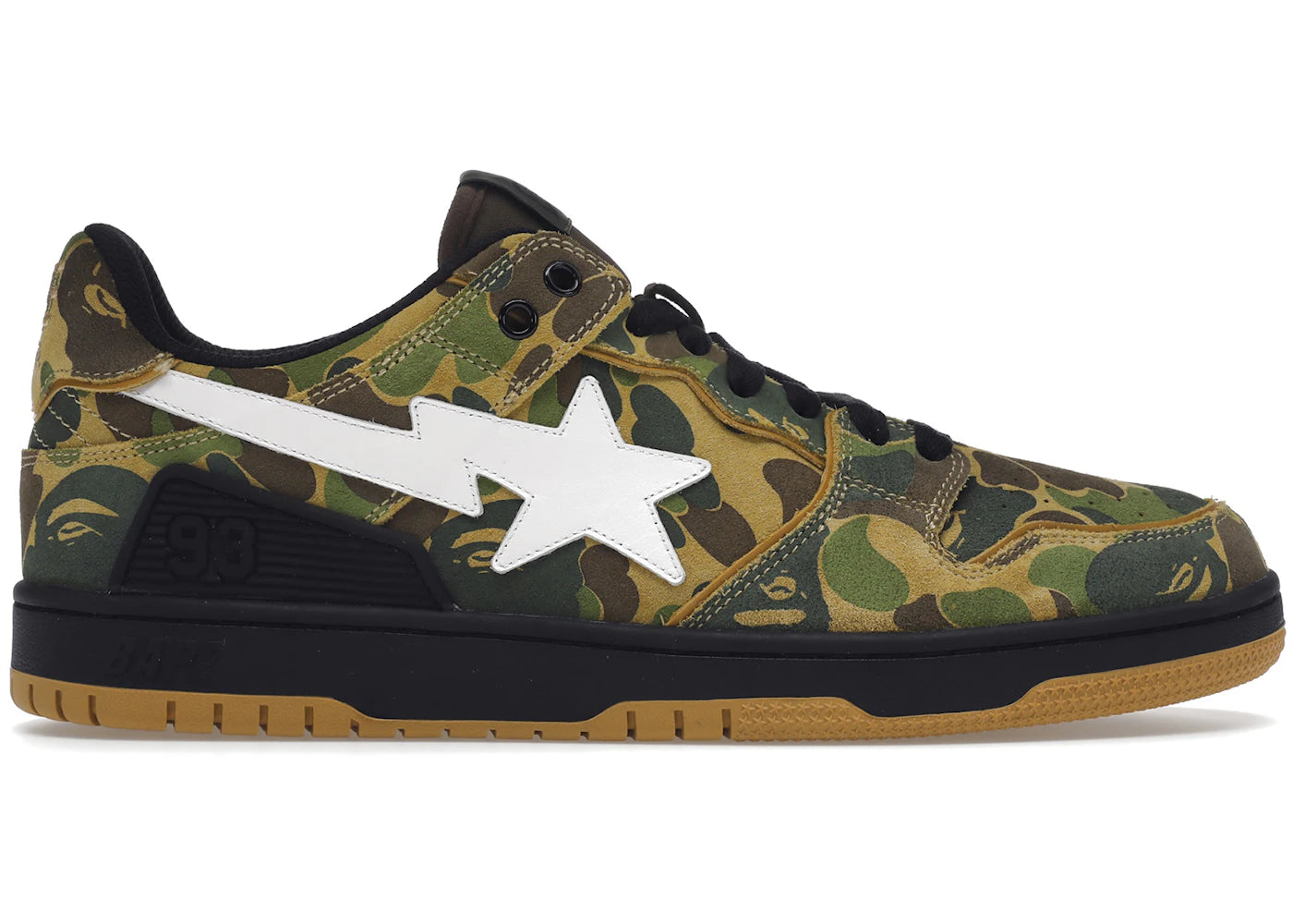 A Bathing Ape Bape SK8 Sta ABC Camo Green