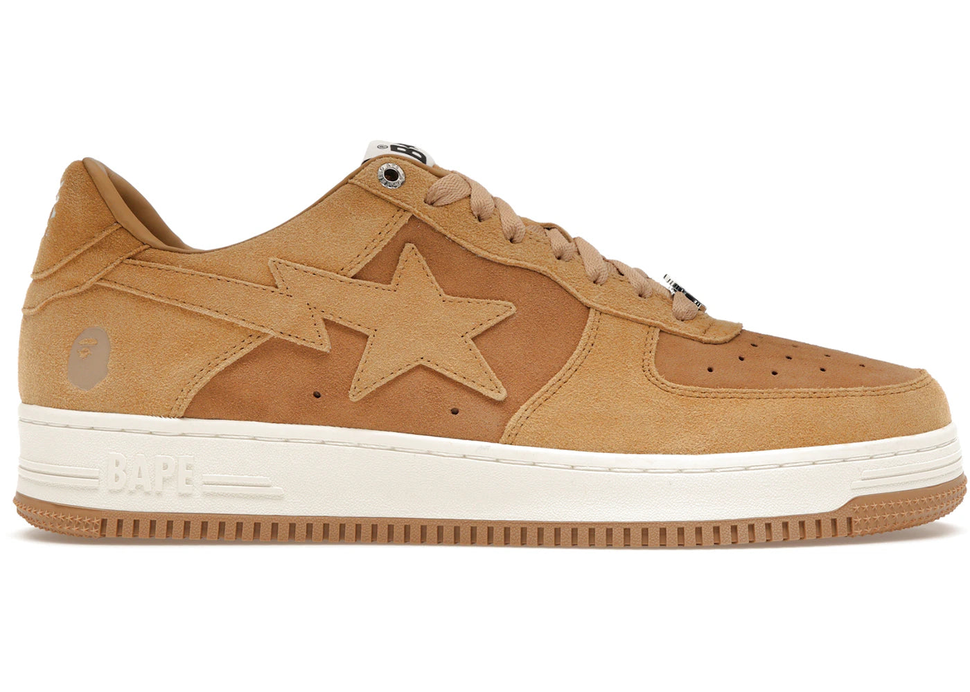 A Bathing Ape Bape Sta Beige Suede