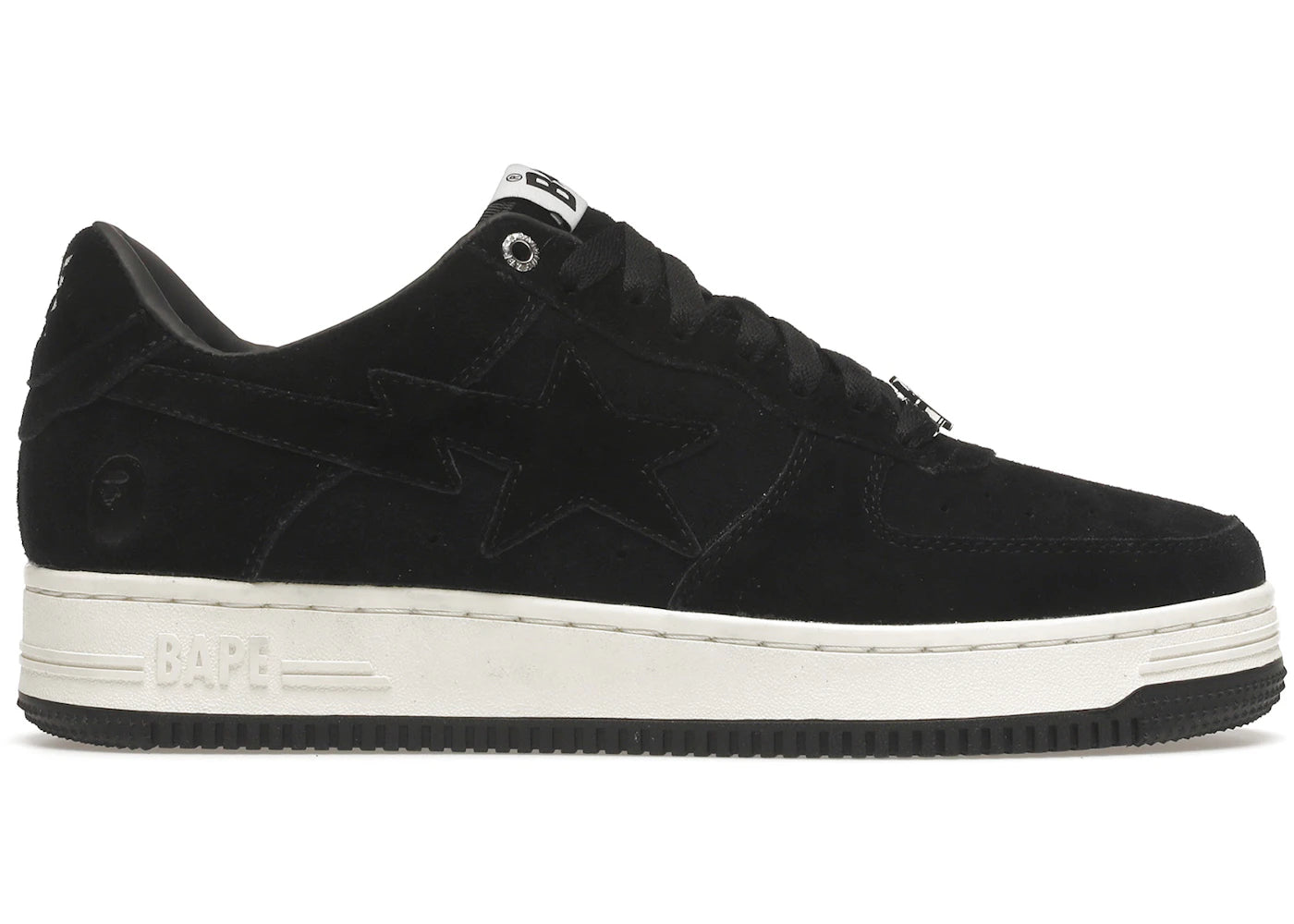 A Bathing Ape Bape Sta Black Suede