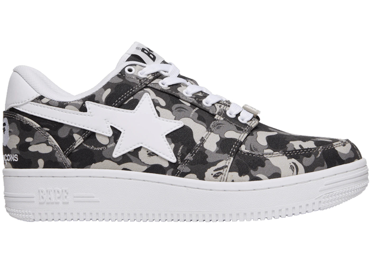 A Bathing Ape Bape Sta Comme Des Garcons White Camo