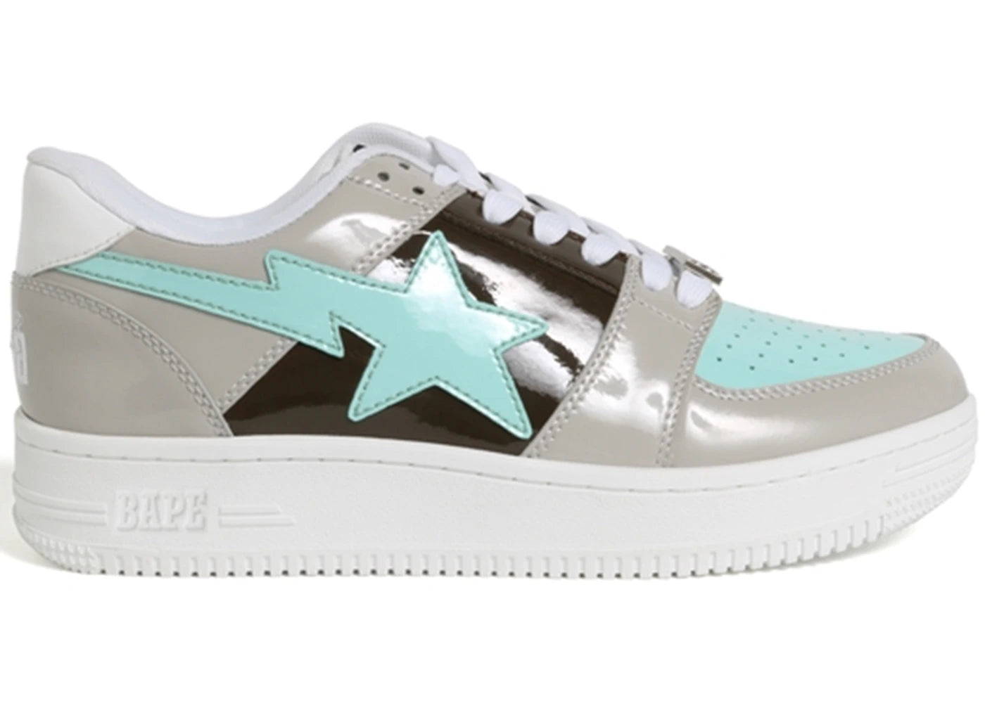 A Bathing Ape Bape Sta Low Grey Mint Brown (2019)