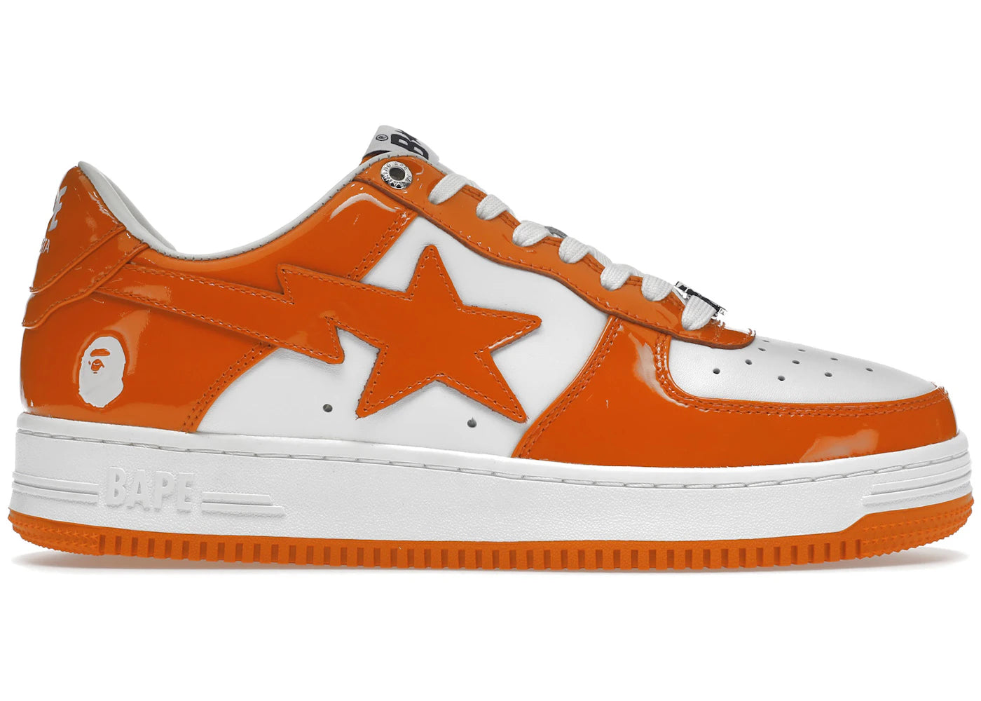 A Bathing Ape Bape Sta Low Orange