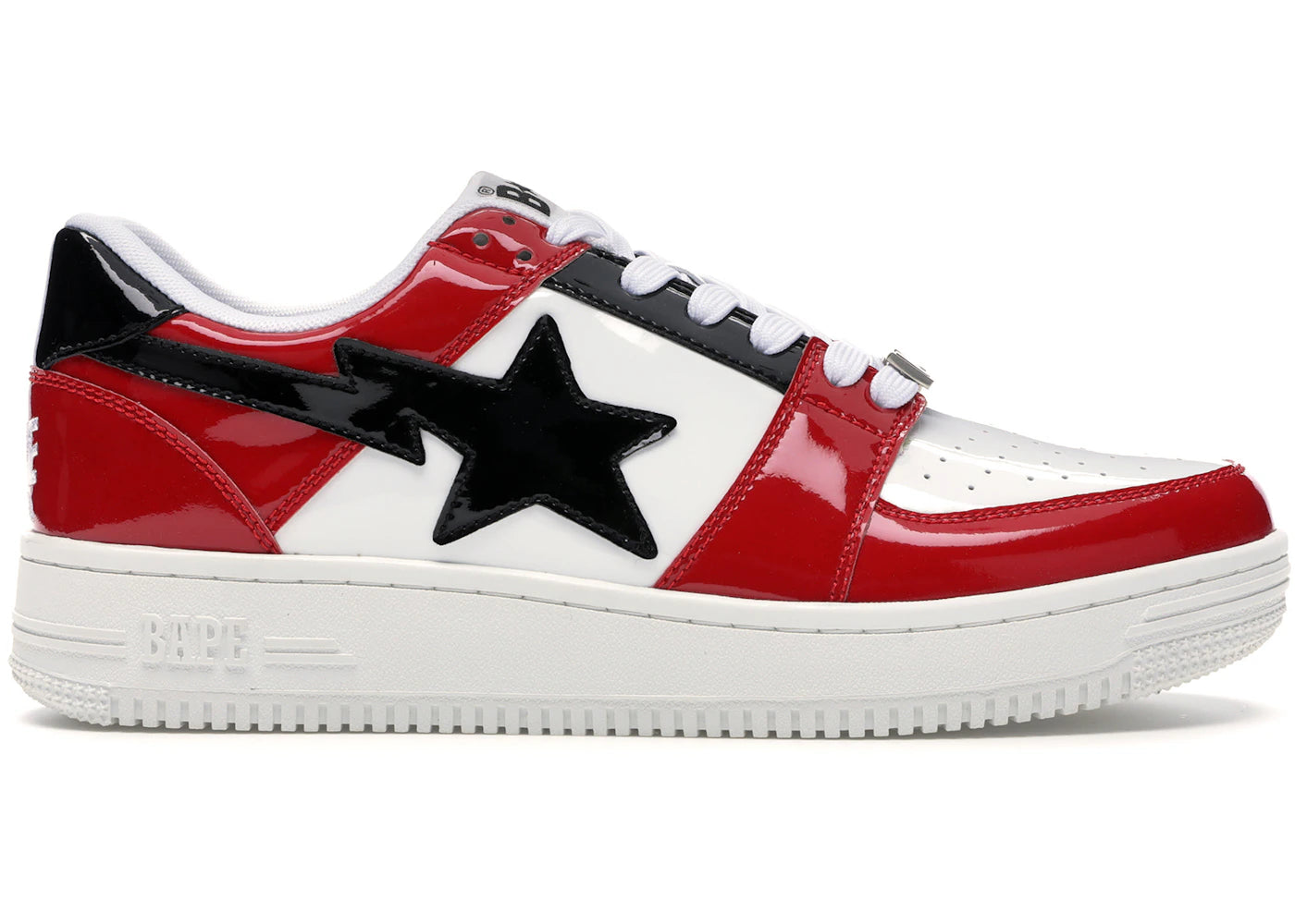 A Bathing Ape Bape Sta Low Red