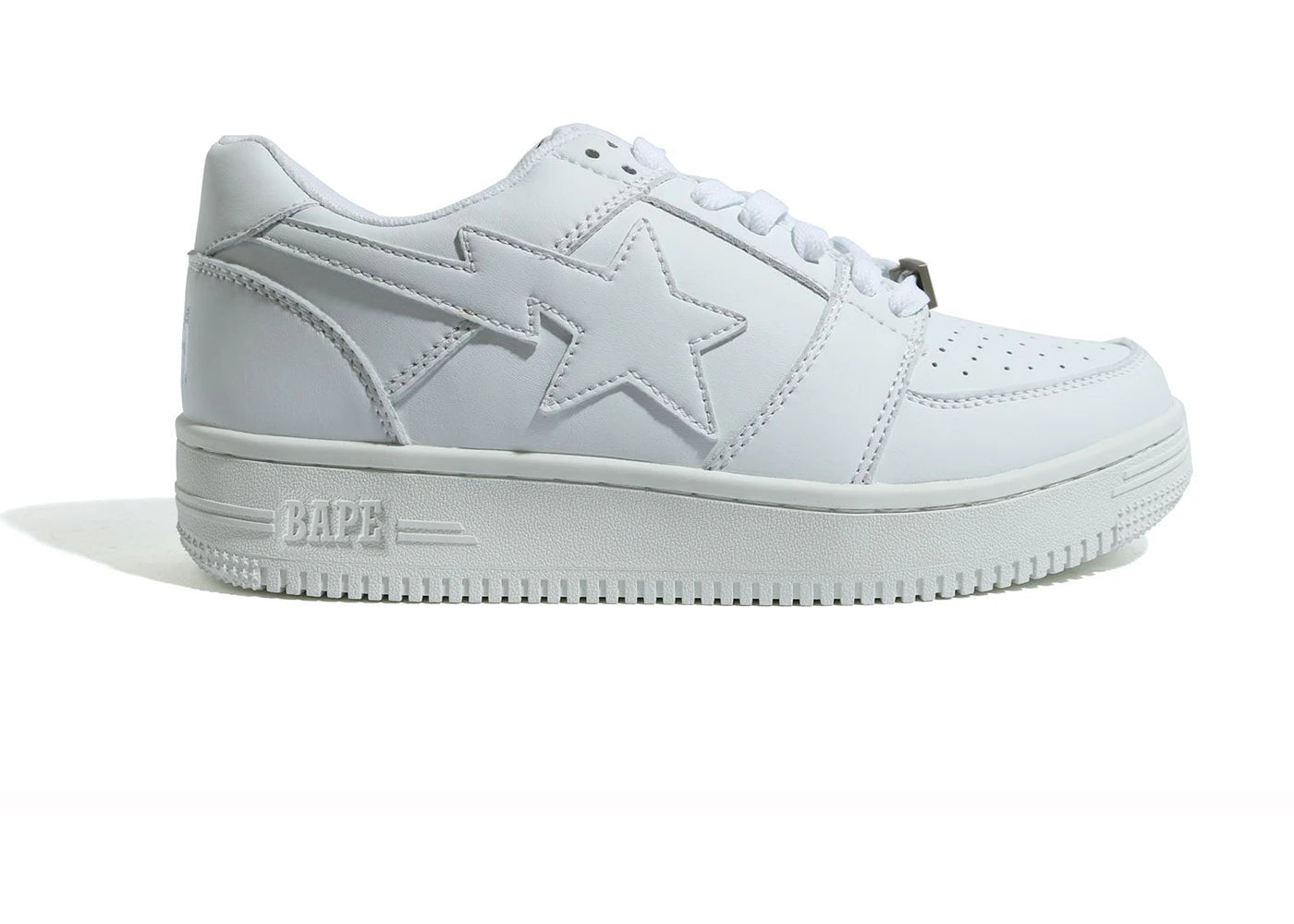 A Bathing Ape Bape Sta Low Triple White