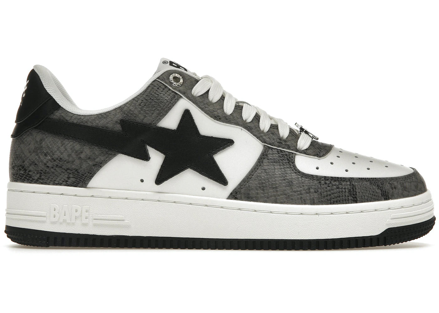 A Bathing Ape Bape Sta Snake Skin Black