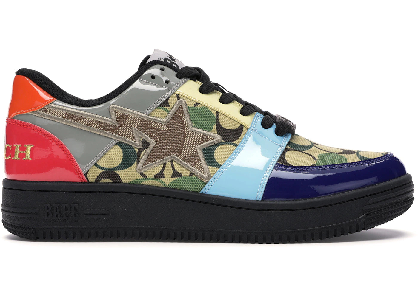 A Bathing Ape Bape Sta Low Coach Multi