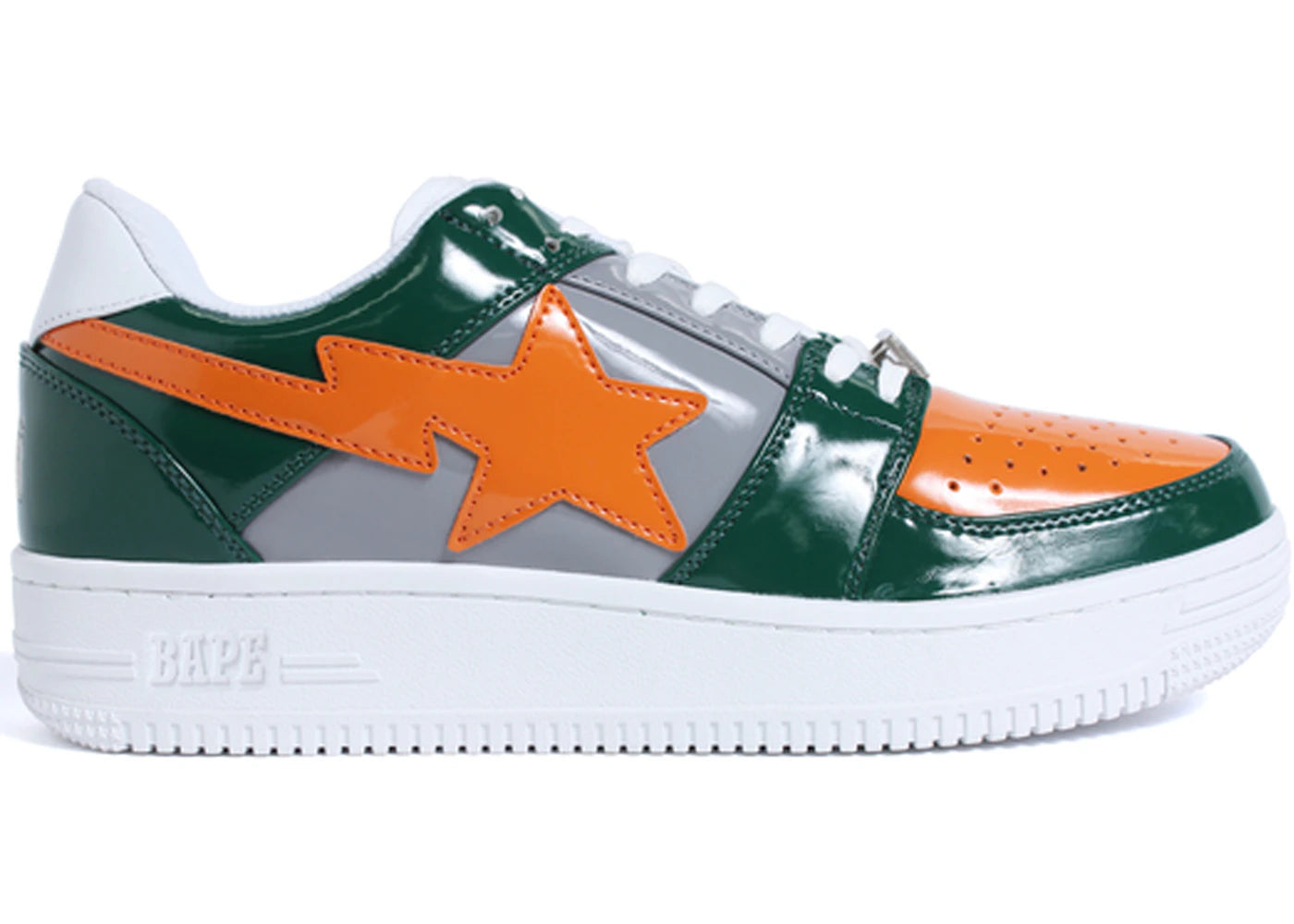 A Bathing Ape Bape Sta Low Green Orange Grey (2017)