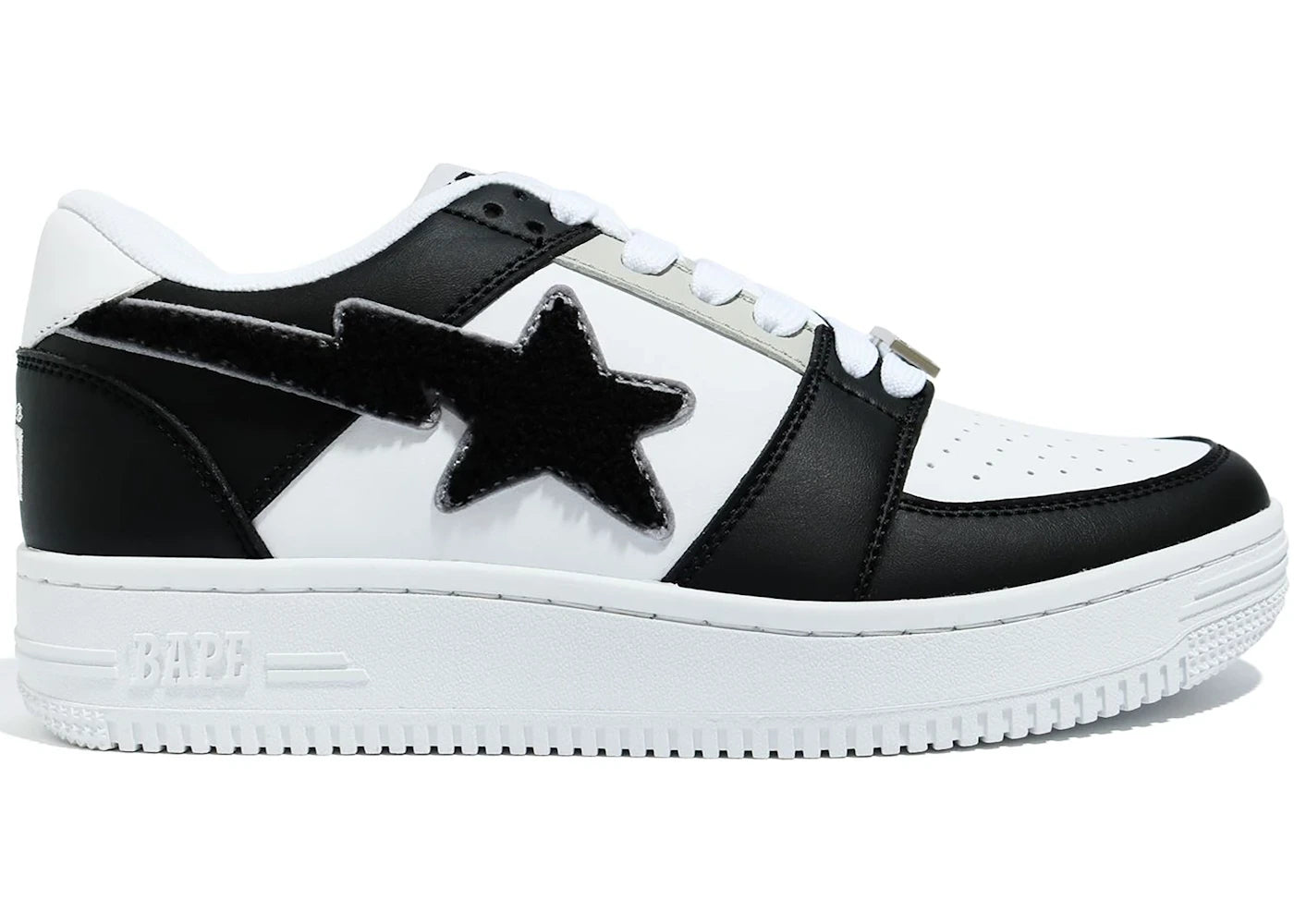 A Bathing Ape Bape Sta Low Patched Black