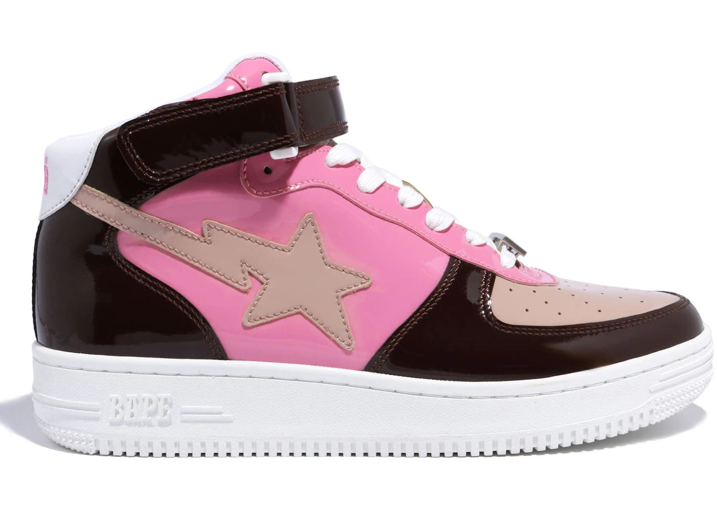 A Bathing Ape Bape Sta Mid Brown Pink Tan (2020)