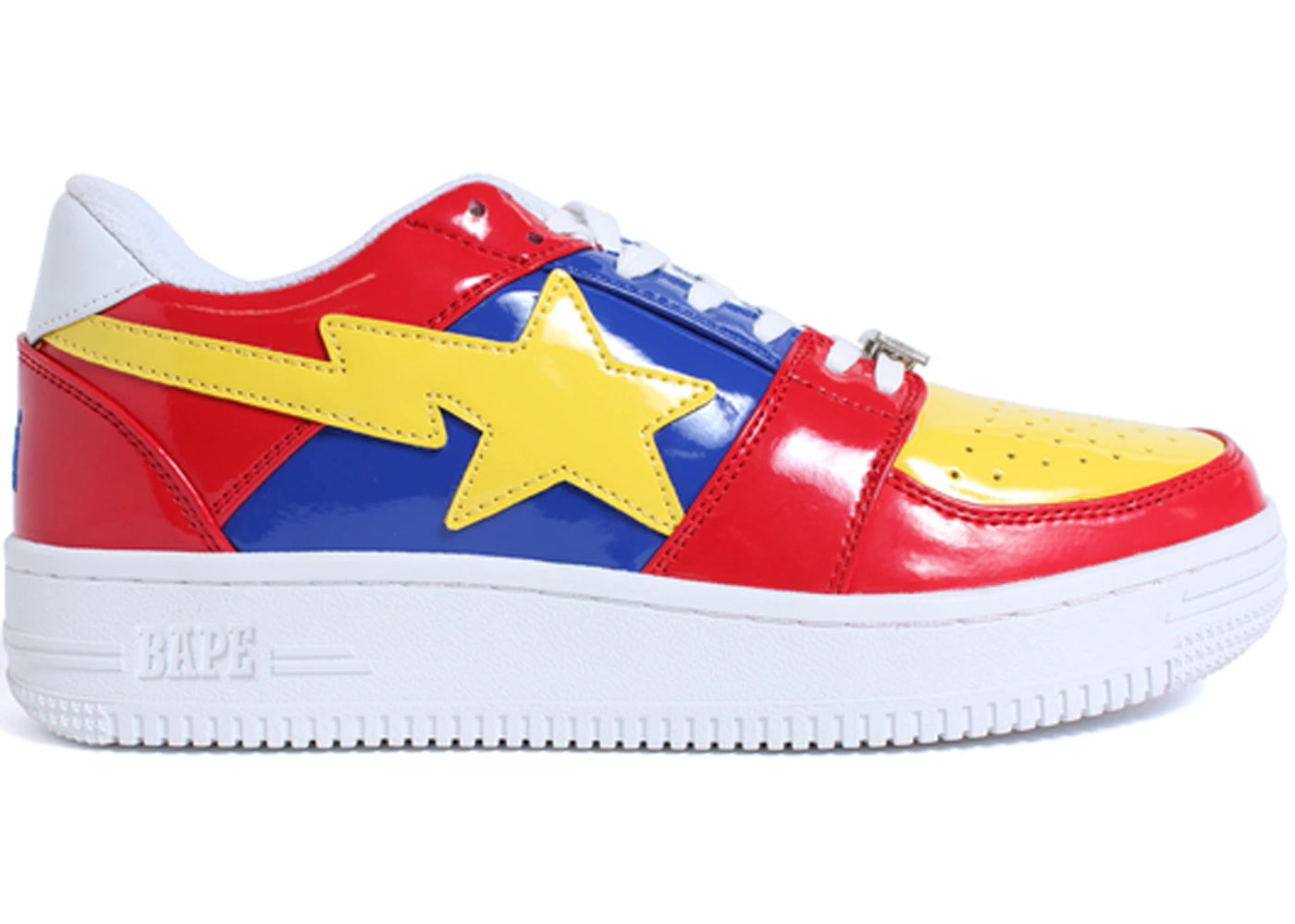 A Bathing Ape Bape Sta Low Red Blue Yellow (2017)