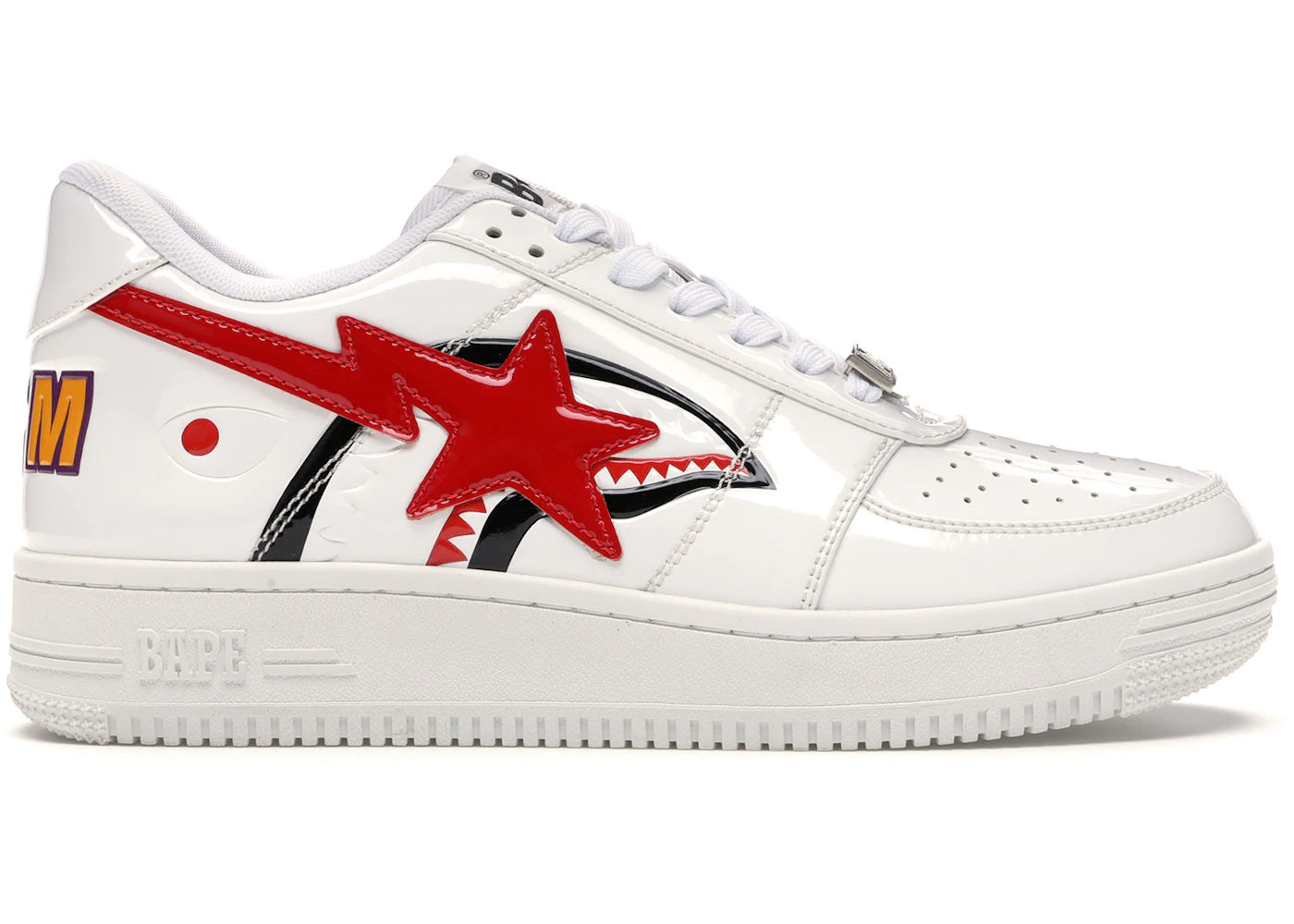 A Bathing Ape Bape Sta Low Shark White