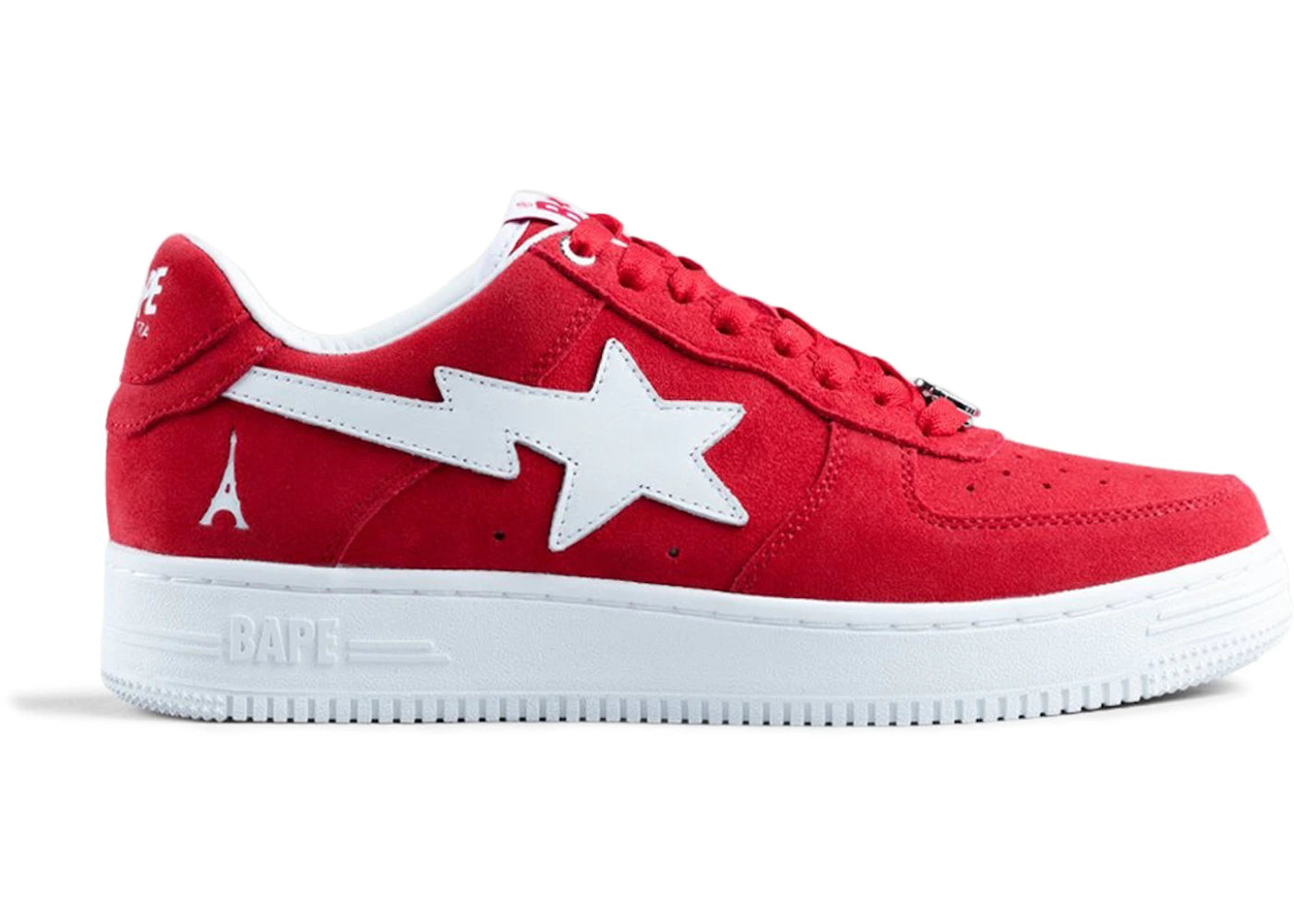 A Bathing Ape Bape Sta Low Highsnobiety Not In Paris Red