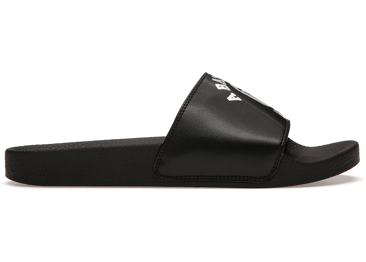 A Bathing Ape College Slide Sandals Black