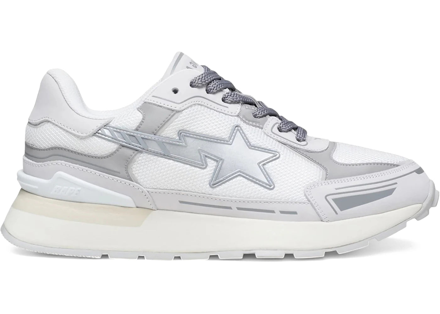 A Bathing Ape Cross Sta White