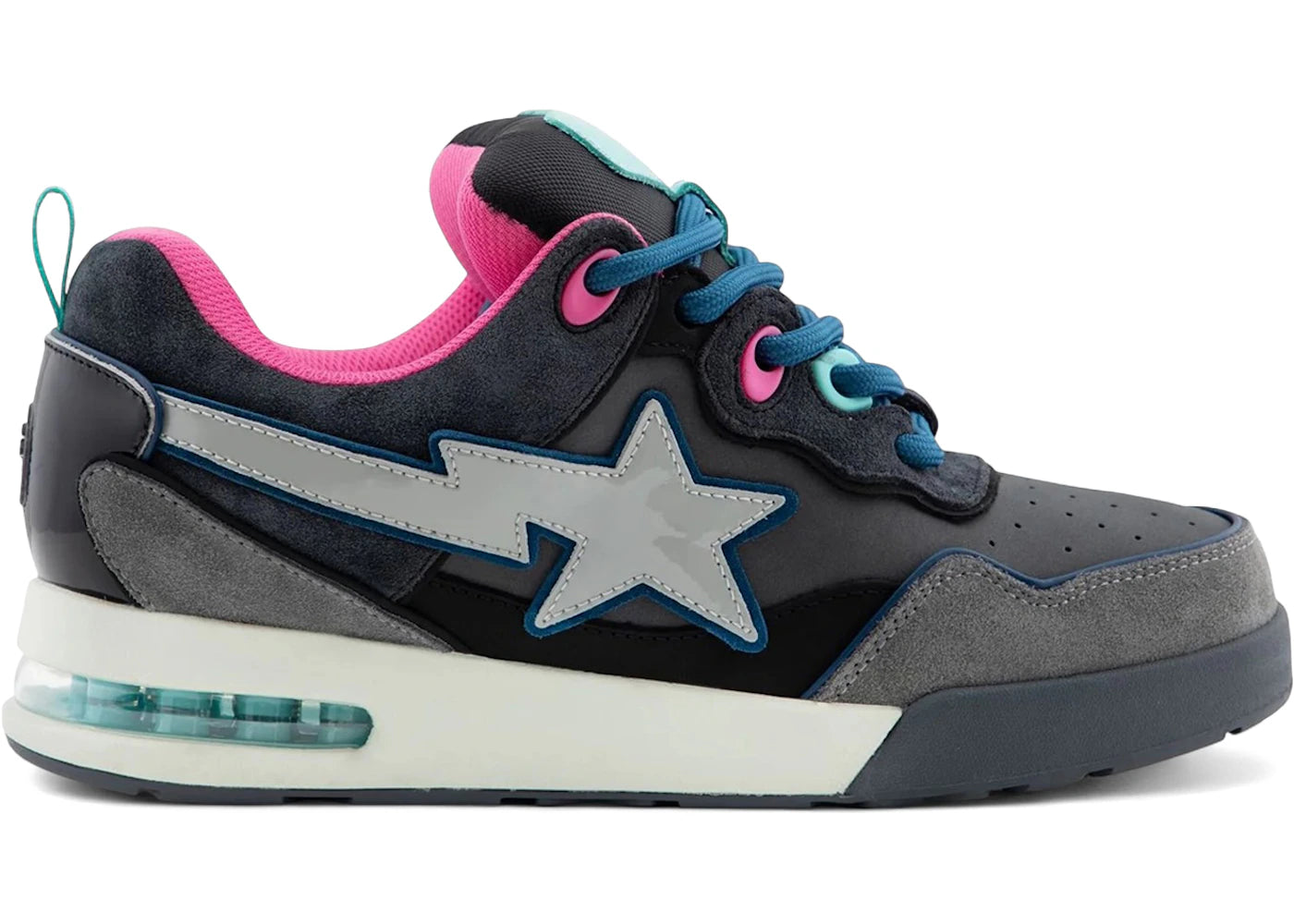 A Bathing Ape Flip Sta #2 Black Pink Blue