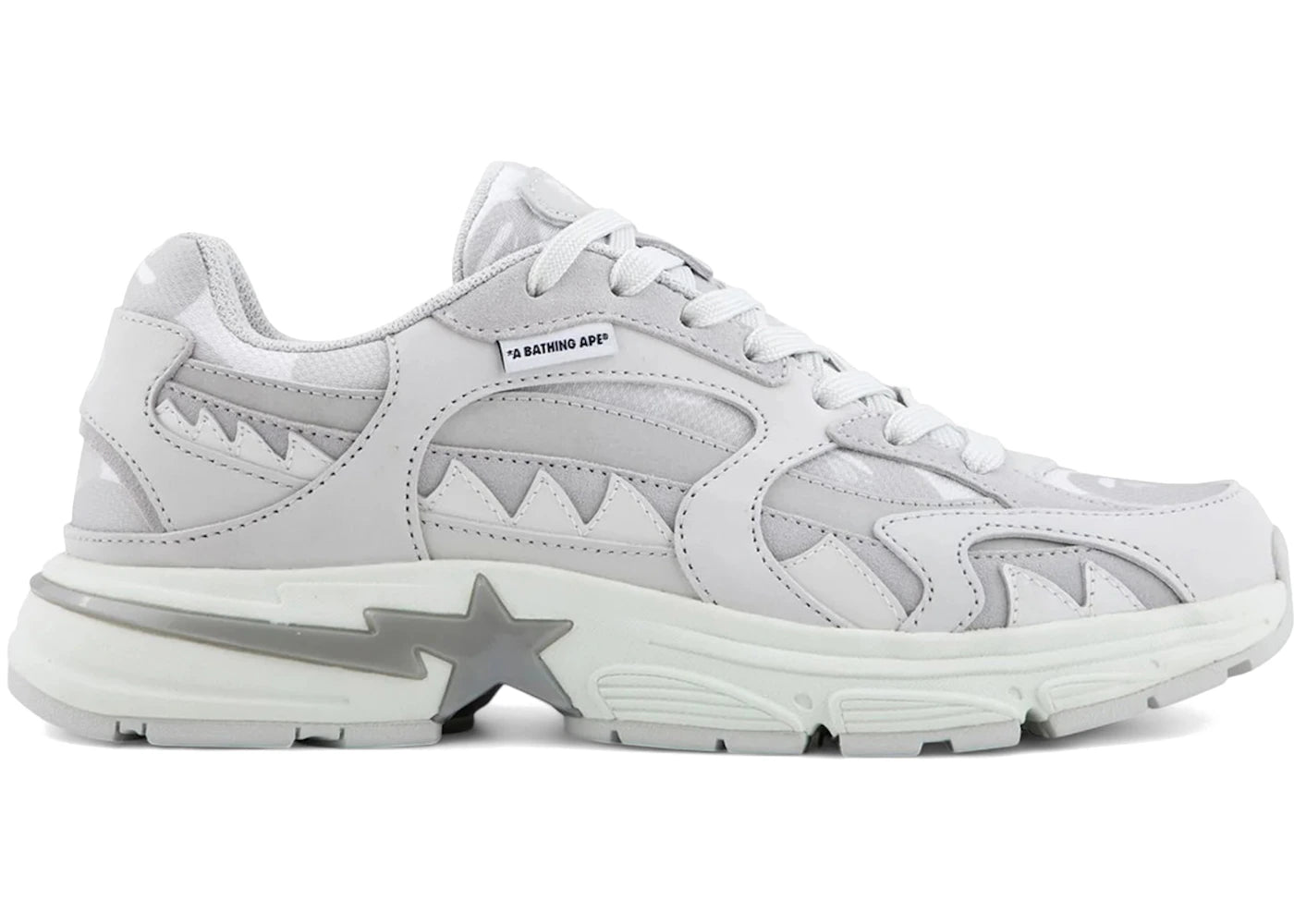 A Bathing Ape Shark Sta #1 White