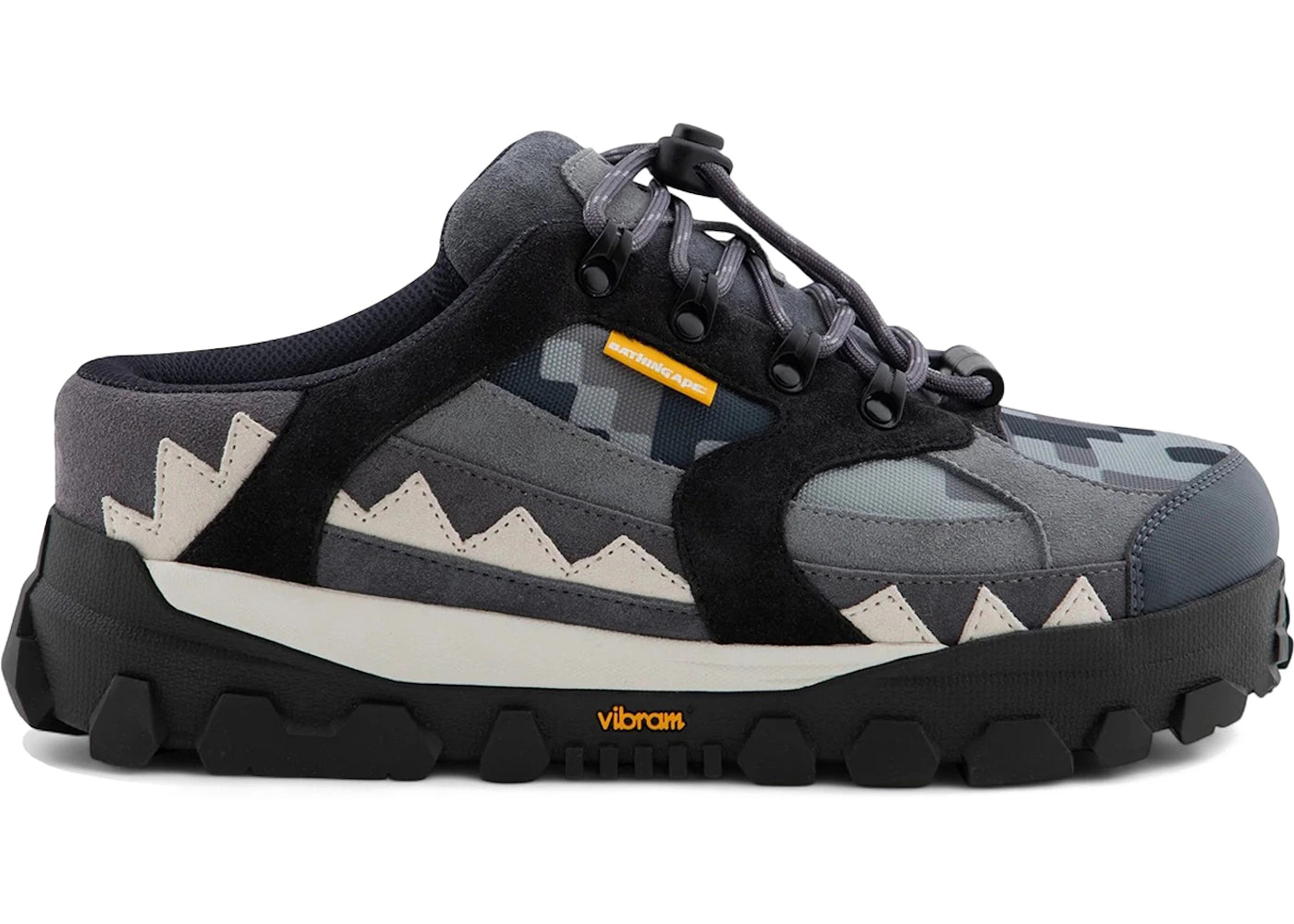 A Bathing Ape Show Clog Sta by Kazuki Kuraishi Gray