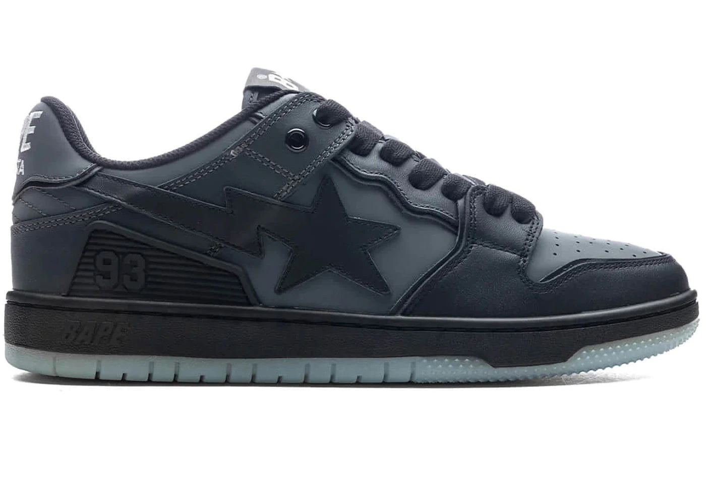 A Bathing Ape Sk8 Sta #5 M2 Black