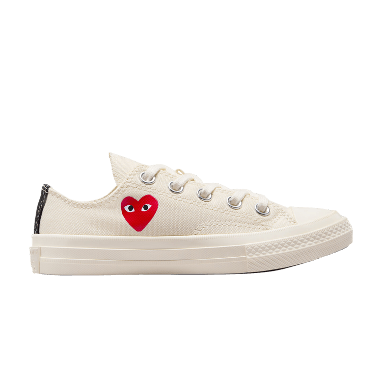 Converse Chuck Taylor All Star 70 Ox Comme des Garcons PLAY Single Heart Milk (PS)