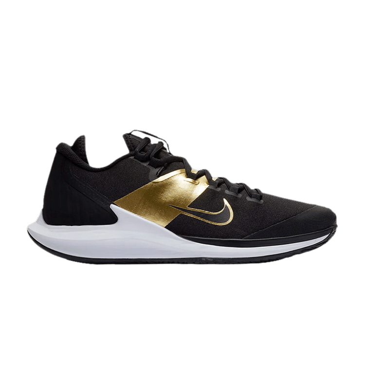 Nike Court Air Zoom Hero HC Black Metallic Gold