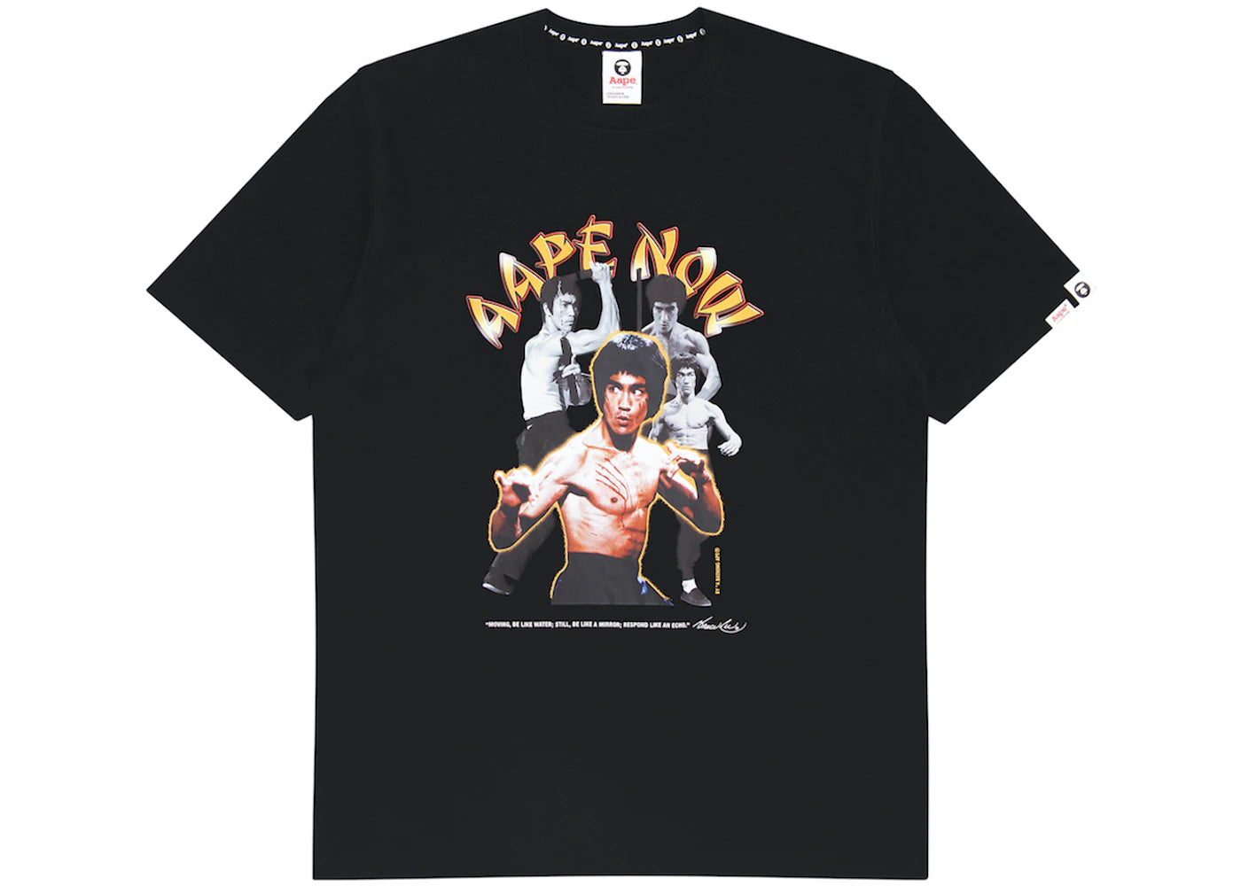 BAPE x Bruce Lee #1 Tee Black