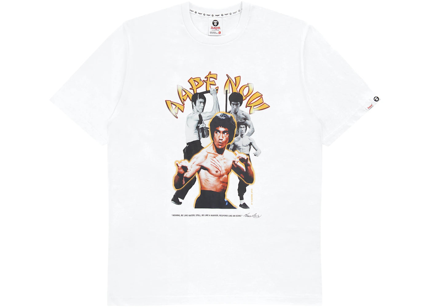 BAPE x Bruce Lee #1 Tee White