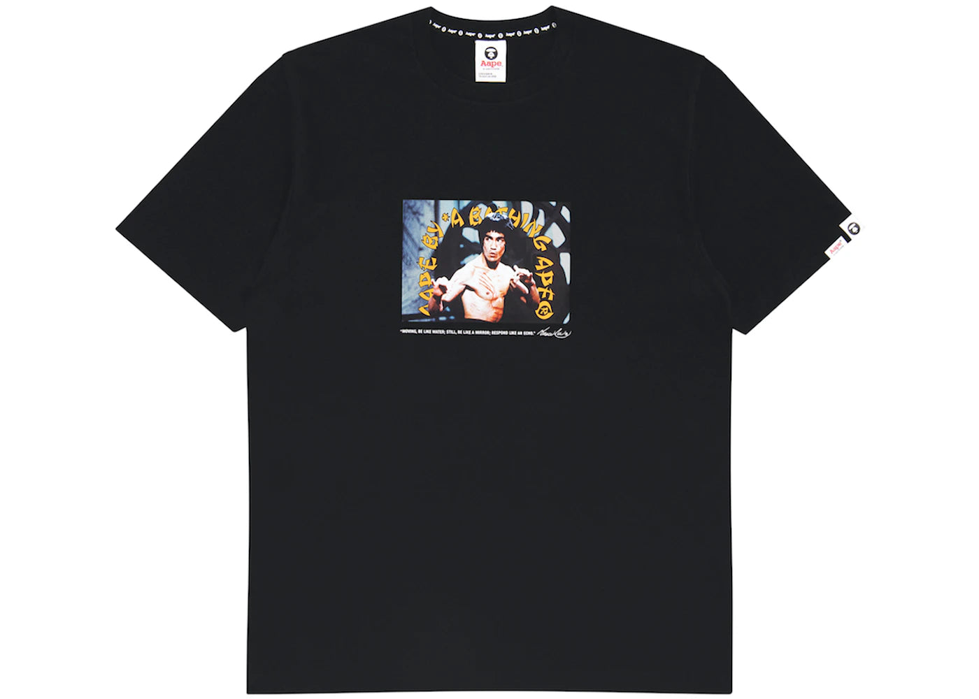 BAPE x Bruce Lee #2 Tee Black