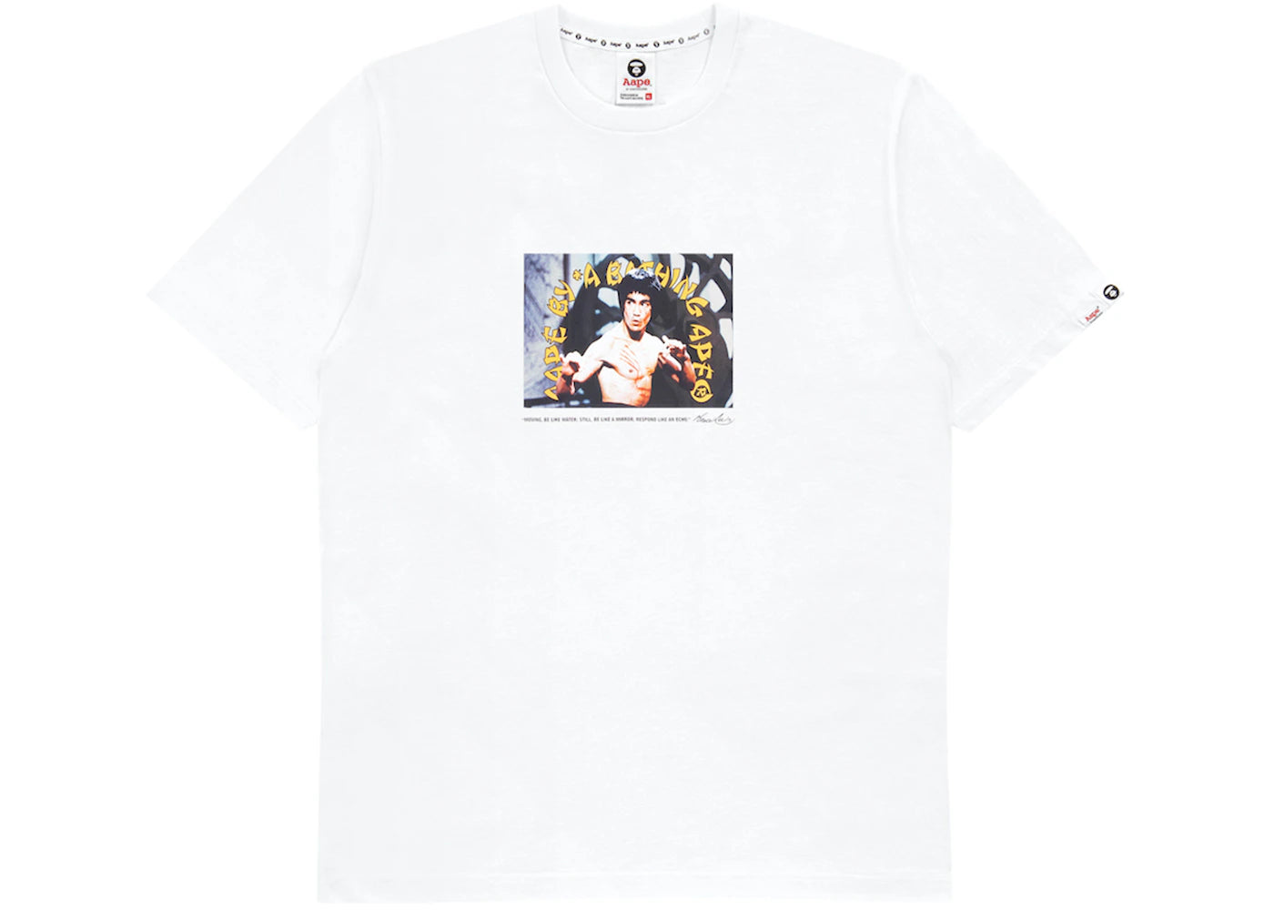 BAPE x Bruce Lee #2 Tee White