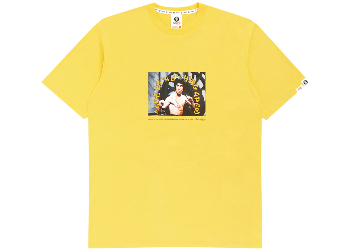 BAPE x Bruce Lee #2 Tee Yellow