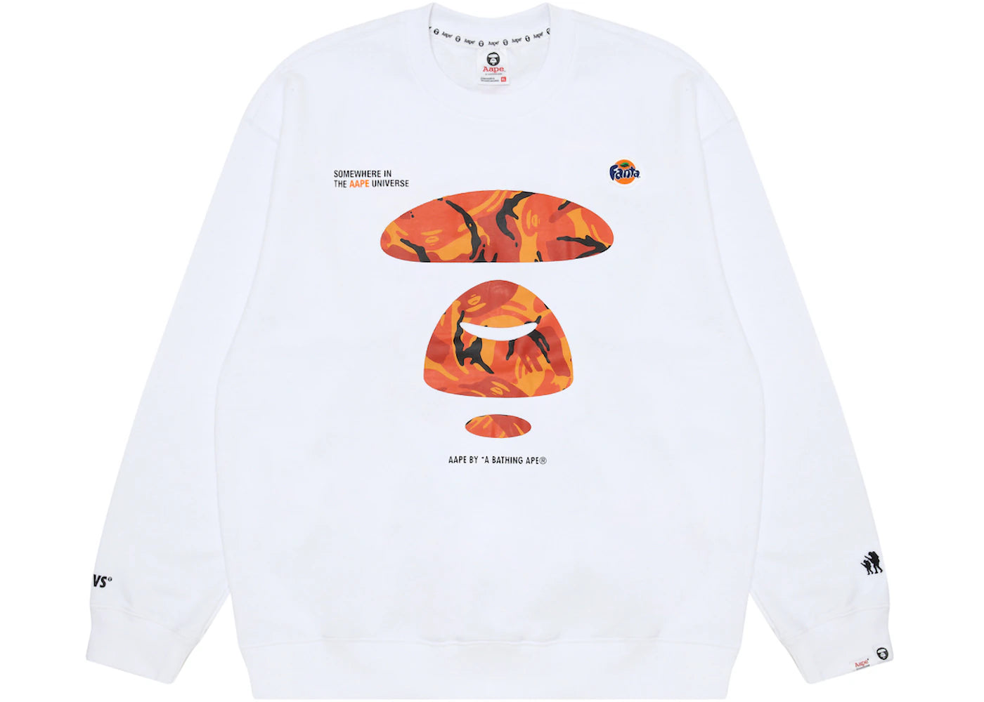 BAPE x Coca-Cola Logo Sweatshirt Fanta
